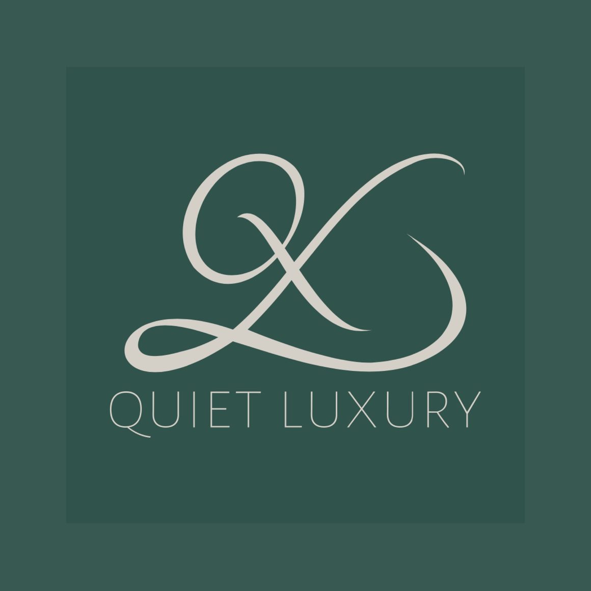 Quiet Luxury Monogramm